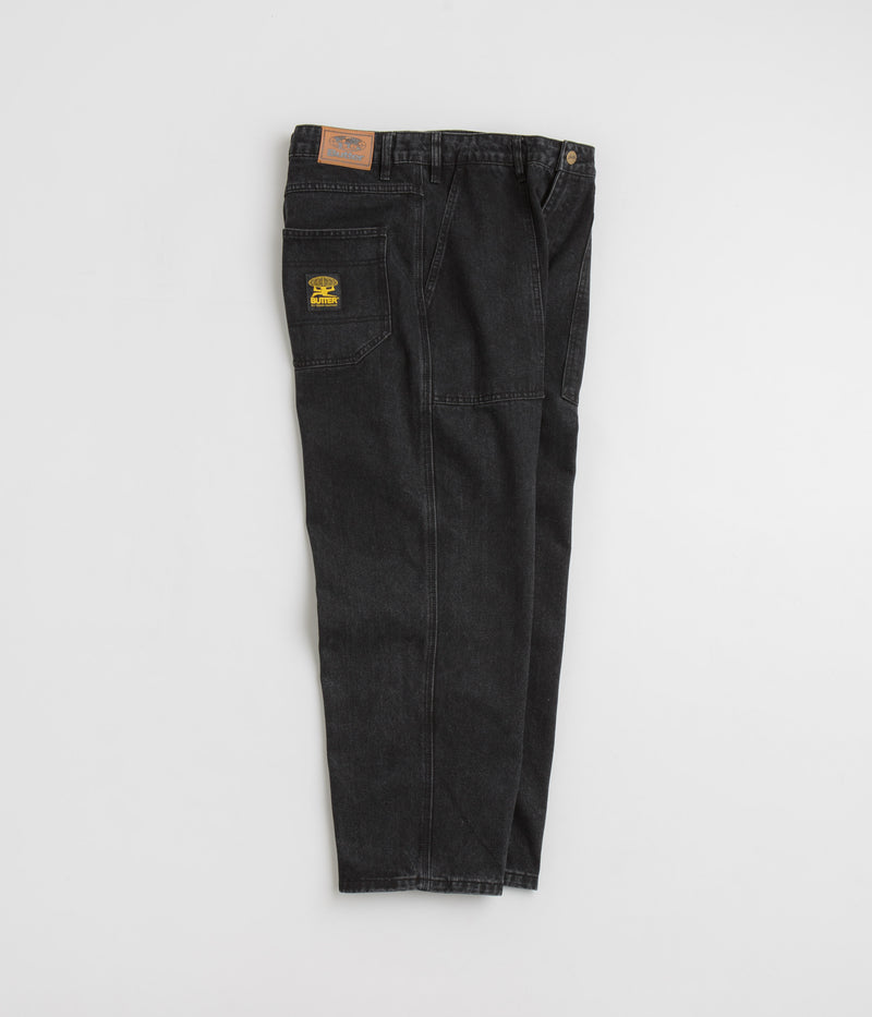 Butter Goods Patch Pocket Jeans in Washed Black