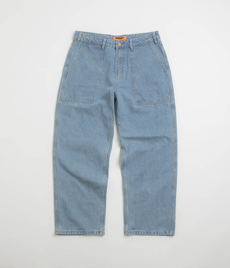 Butter Goods Patch Pocket Jeans in Washed Indigo