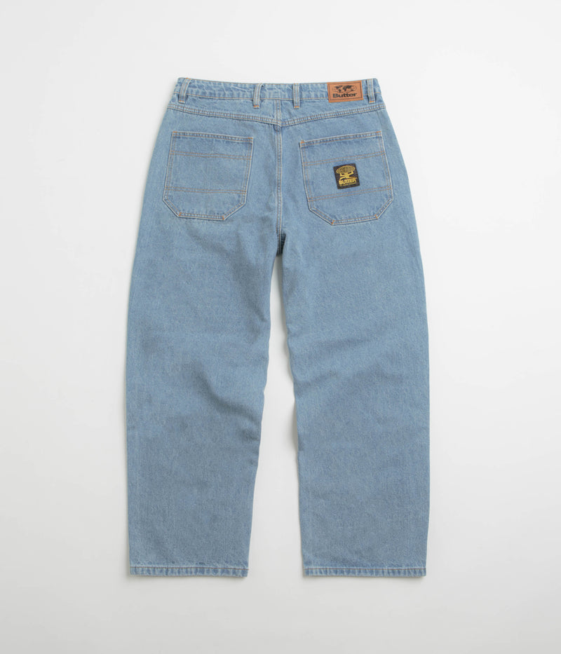 Butter Goods Patch Pocket Jeans in Washed Indigo