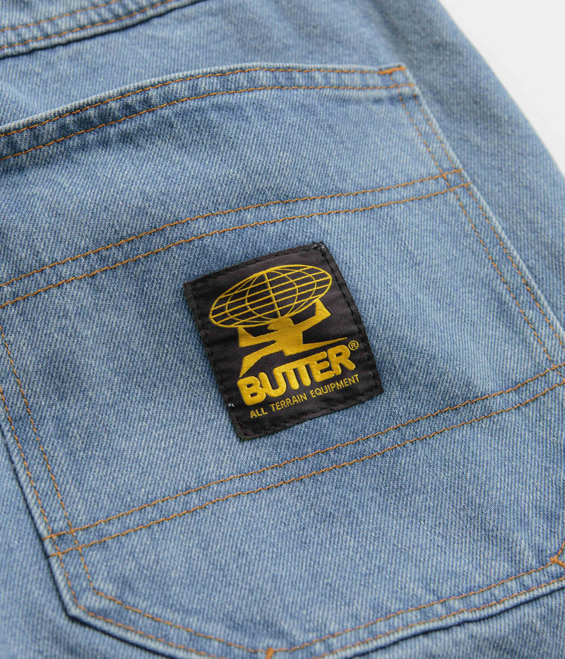 Butter Goods Patch Pocket Jeans in Washed Indigo