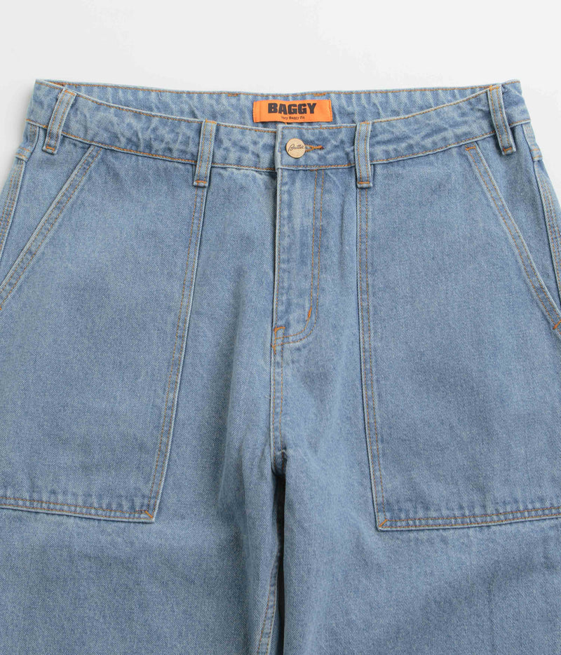 Butter Goods Patch Pocket Jeans in Washed Indigo