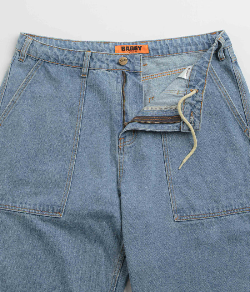 Butter Goods Patch Pocket Jeans in Washed Indigo