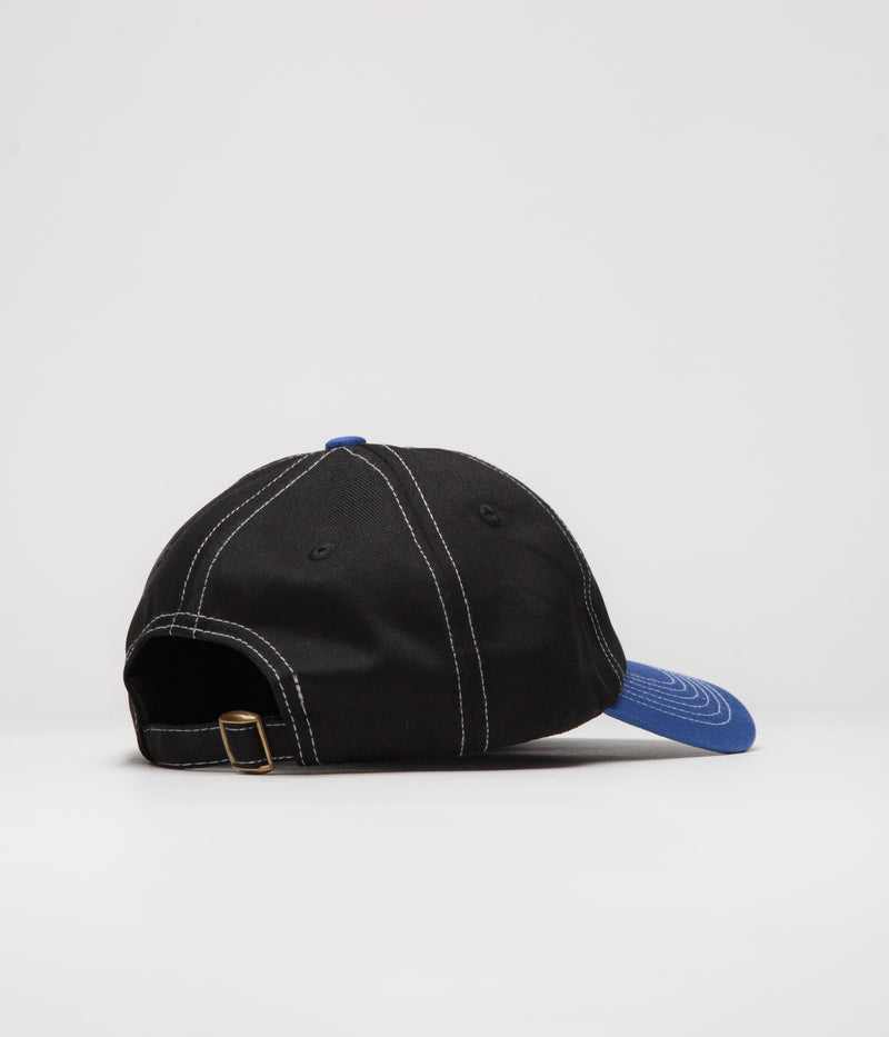 Butter Goods Scratch Cap in Black and Royal Blue