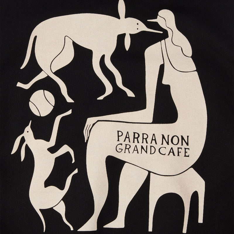 By Parra Non Grand Cafe Hoodie - Black