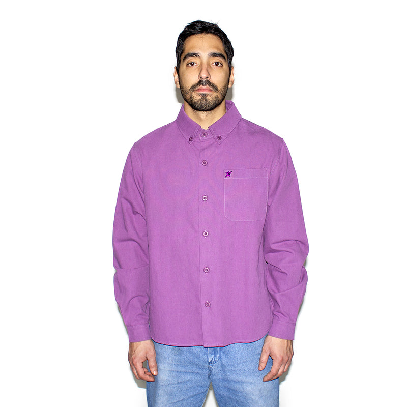 Carpet Company | C-Star Button-Up Shirt Color : Violet