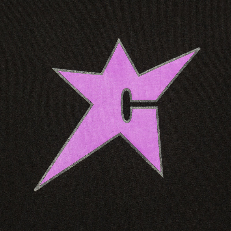 Carpet Company | C-Star T-Shirt Color : Black / Violet