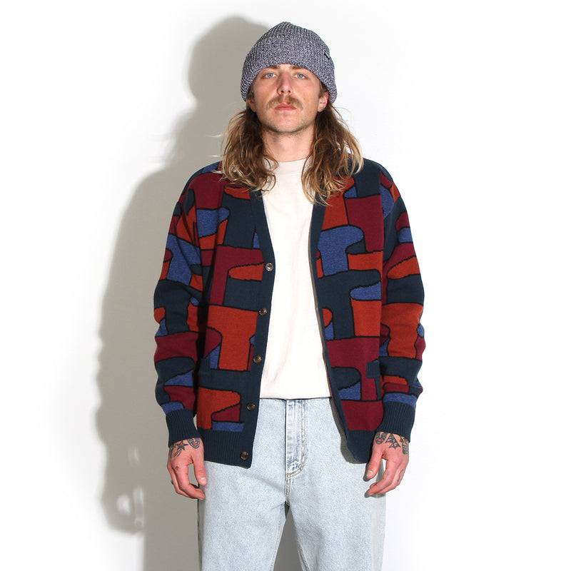 by Parra | Canyons All Over Knitted Cardigan Color : Multi