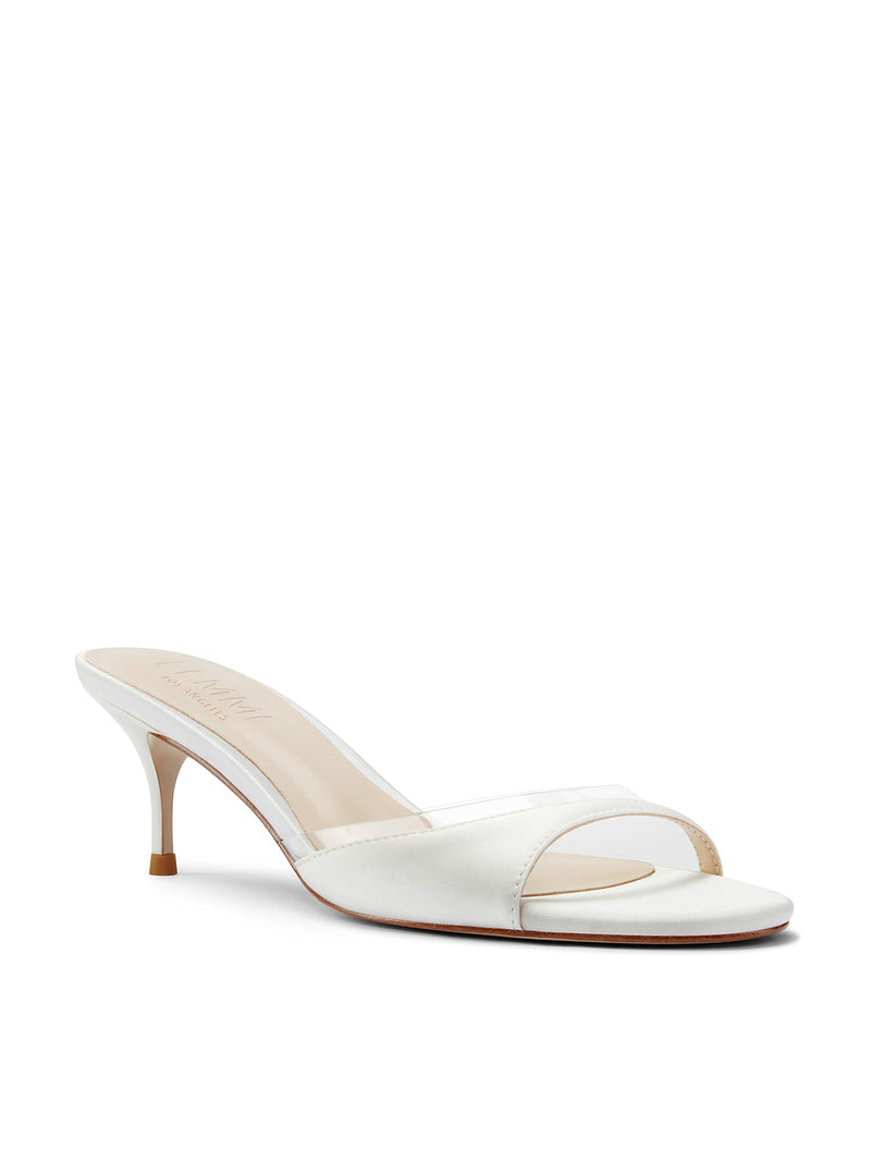 Capri Slipper - White - FEMME LA