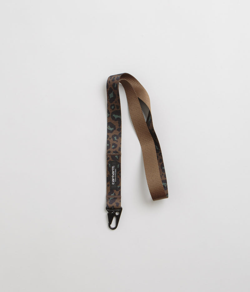 Carhartt Jude Keychain in Camo Leo Jacquard and Tamarind