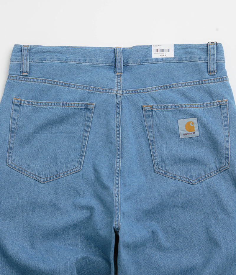 Carhartt Lucas Pants in Blue Bleached