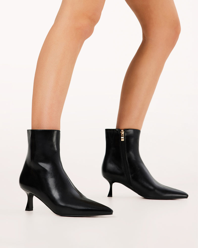 CARMELLA - BLACK SHINE-Boots-Billini-Billini