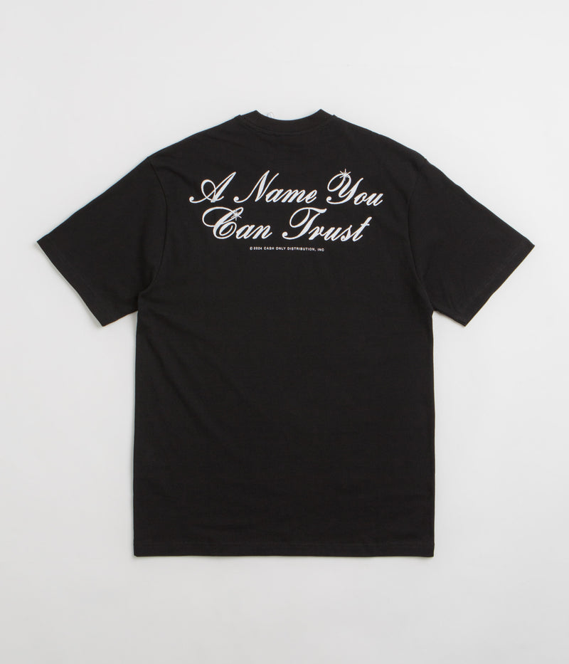 Cash Only Bank T-Shirt in Black