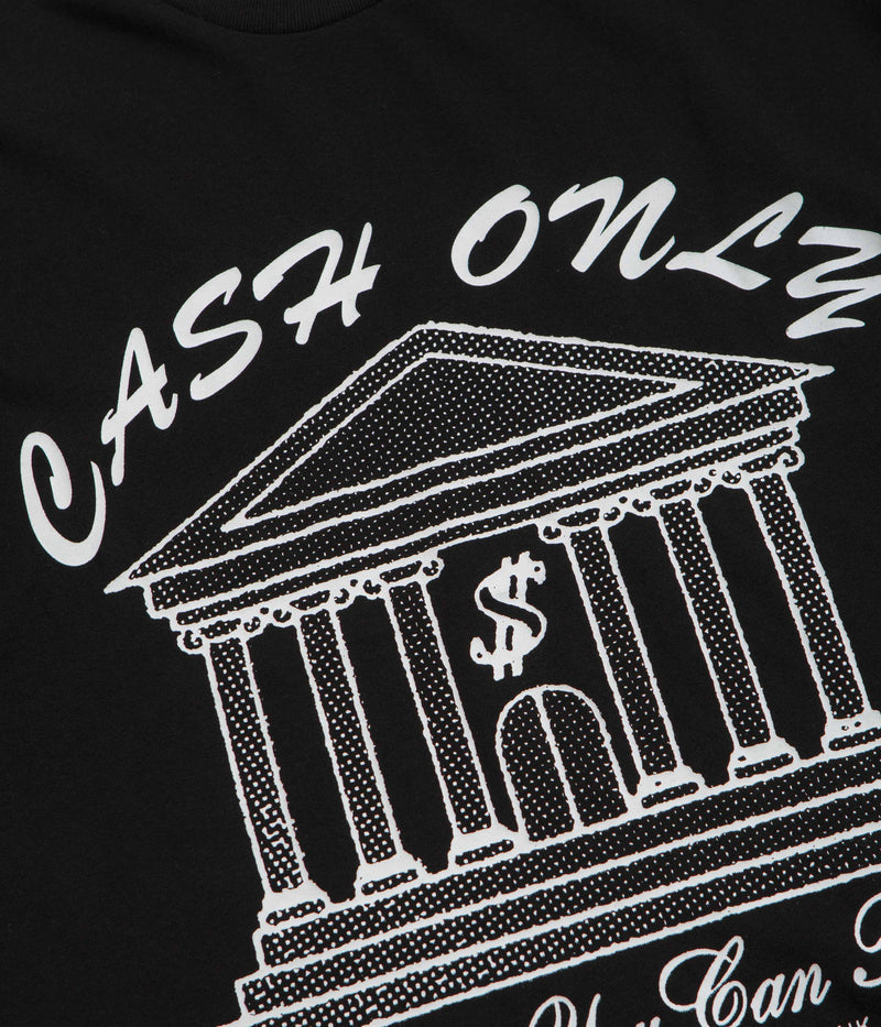 Cash Only Bank T-Shirt in Black
