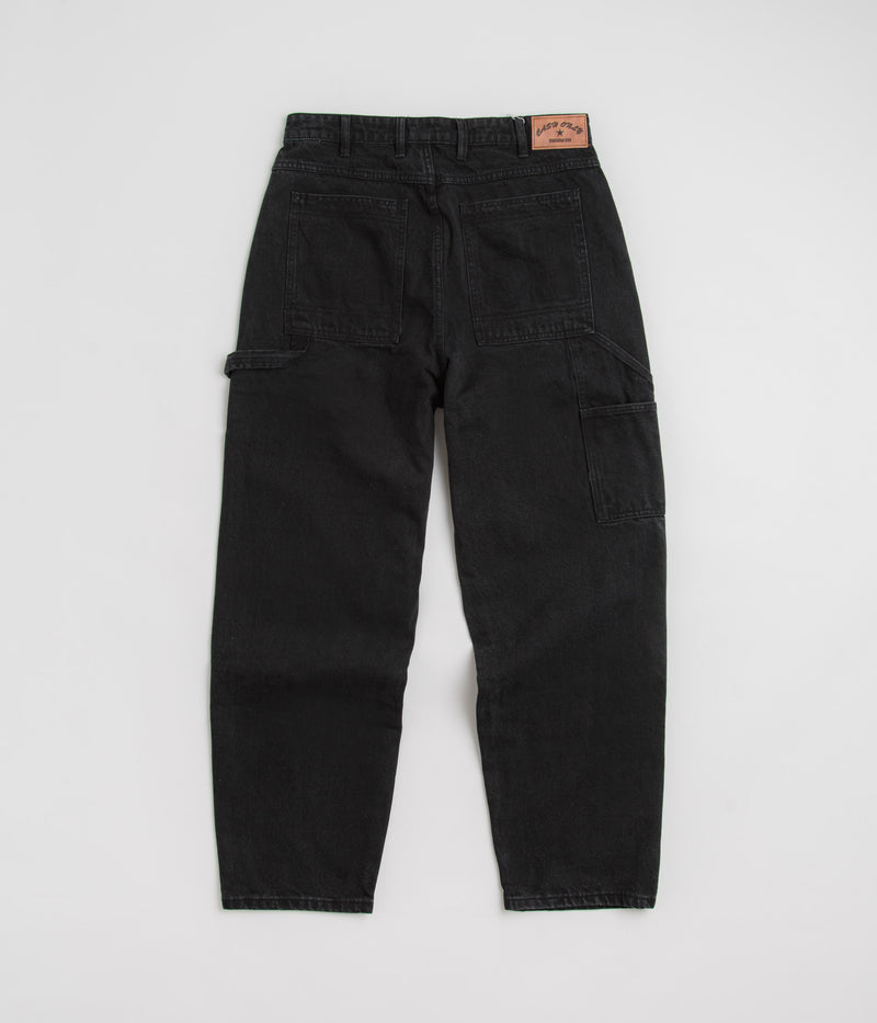 Cash Only Blockout Denim Jeans in Washed Black