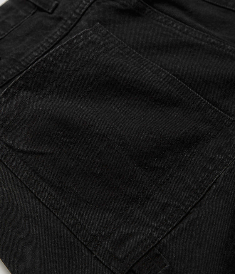 Cash Only Blockout Denim Jeans in Washed Black