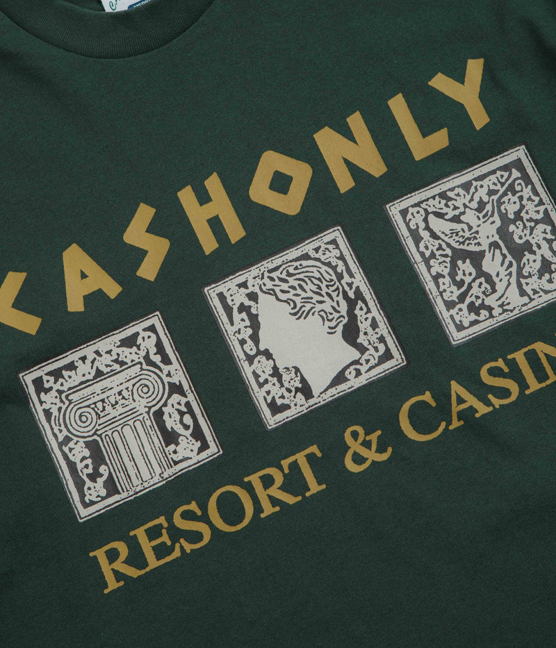 Cash Only High Rollers T-Shirt in Dark Forest