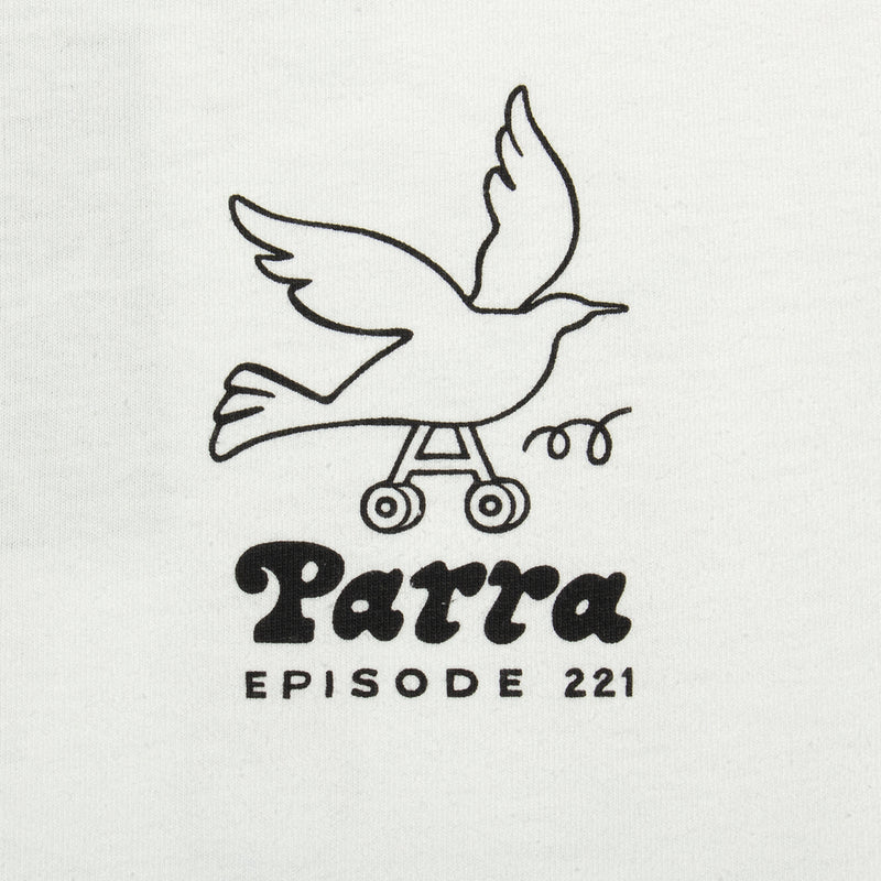 by Parra | Chair Pencil L/S T-Shirt 51330 White&nbsp;