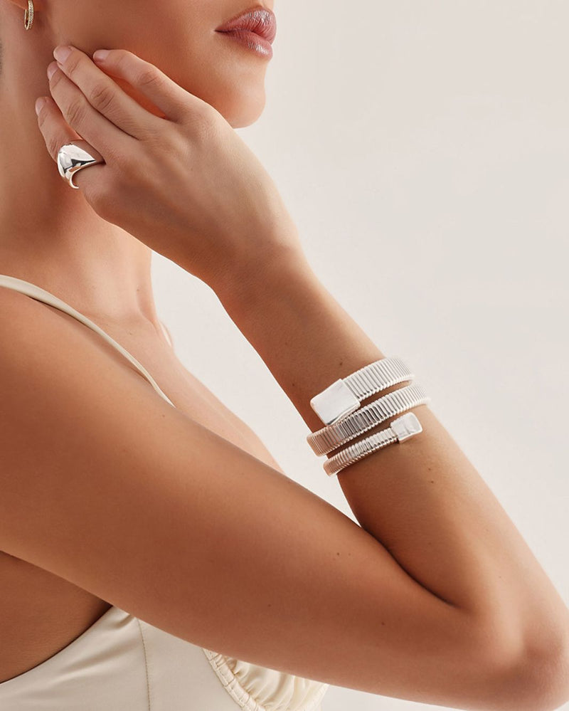 CHARLES BANGLE - SILVER-JEWELLERY-Billini-Billini