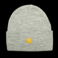 Carhartt WIP | Chase Beanie Style # I026222-00M Color : Grey Heather / Gold