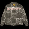 Carpet Company | Checker Zip-Up Jacket Color : Black