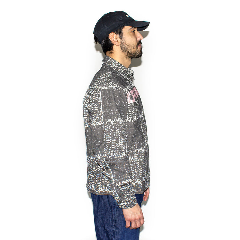 Carpet Company | Checker Zip-Up Jacket Color : Black
