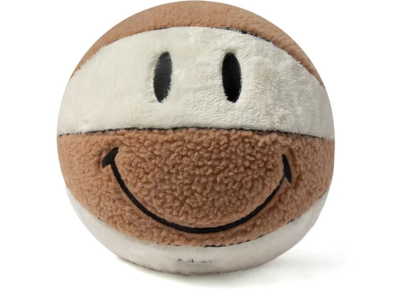 Chinatown Market Smiley Plush Basketball Brown/White