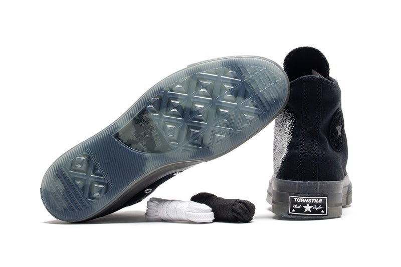 Converse | Chuck 70 x Turnstile Style # A08656C Color : Black / Grey / White