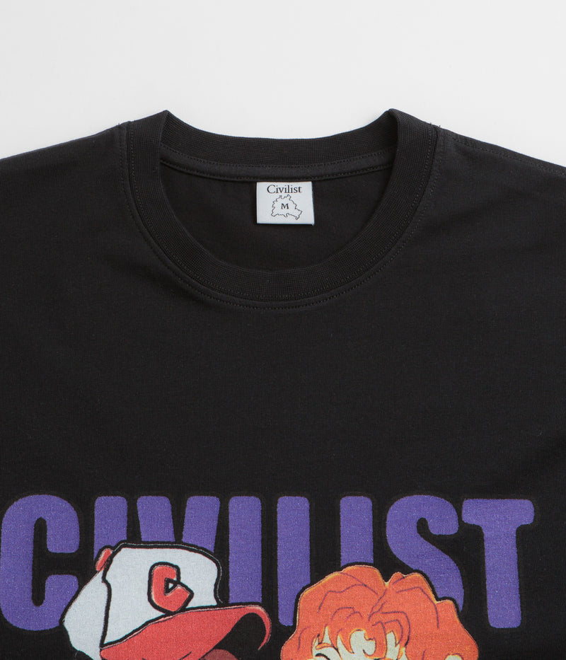 Civilist Characters T-Shirt in Black