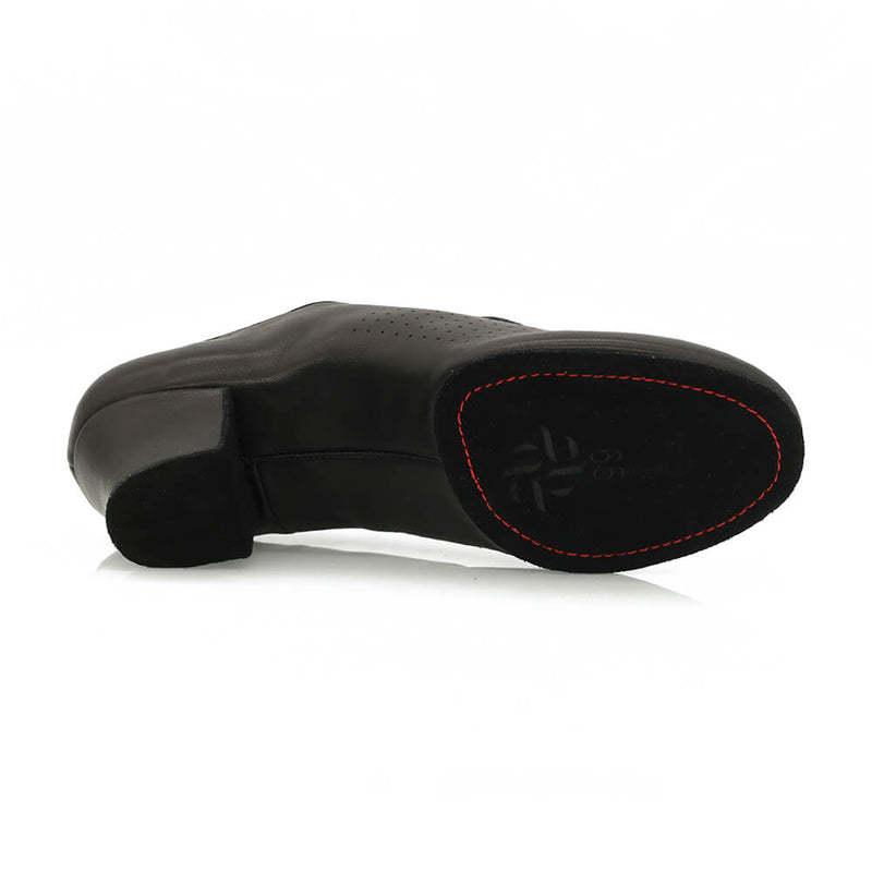 Clarke - Black Goatskin Leather - Suede Sole
