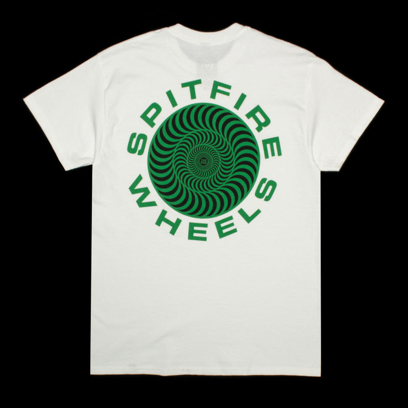 Spitfire | Classic '87 Swirl T-Shirt Color : White / Green