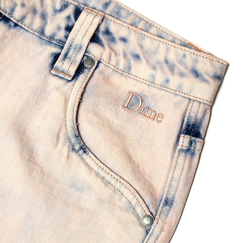 Dime | Classic Baggy Denim Pants Color : Overdyed Pink