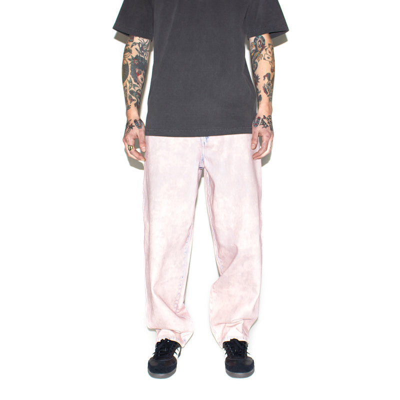 Dime | Classic Baggy Denim Pants Color : Overdyed Pink