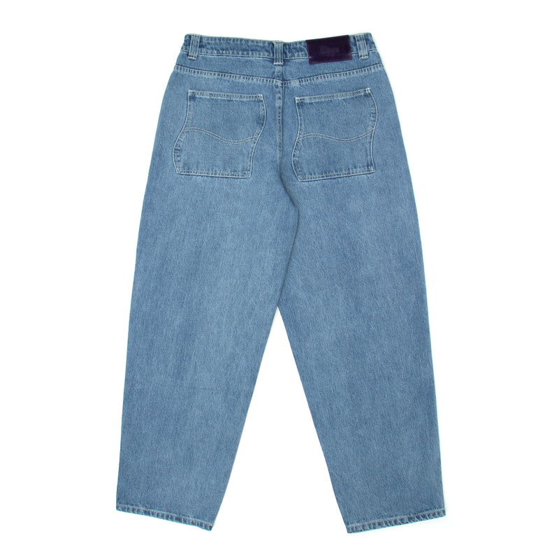 Dime Baggy Denim Pants Blue Washed