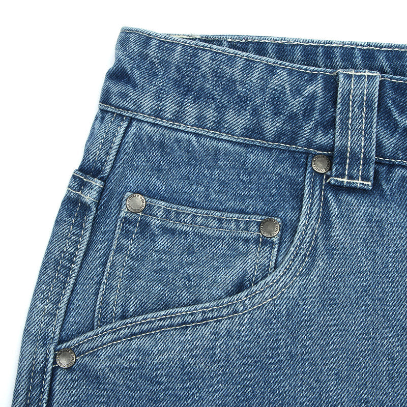 Dime Baggy Denim Pants Blue Washed