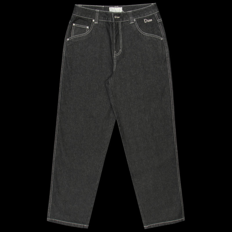 Dime | Classic Relaxed Denim Pant Washed Black