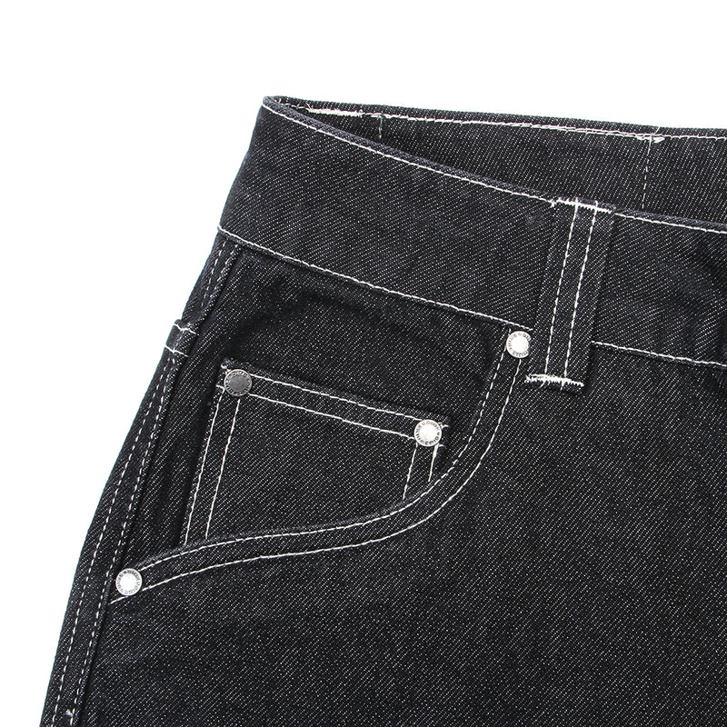 Dime | Classic Relaxed Denim Pant Washed Black