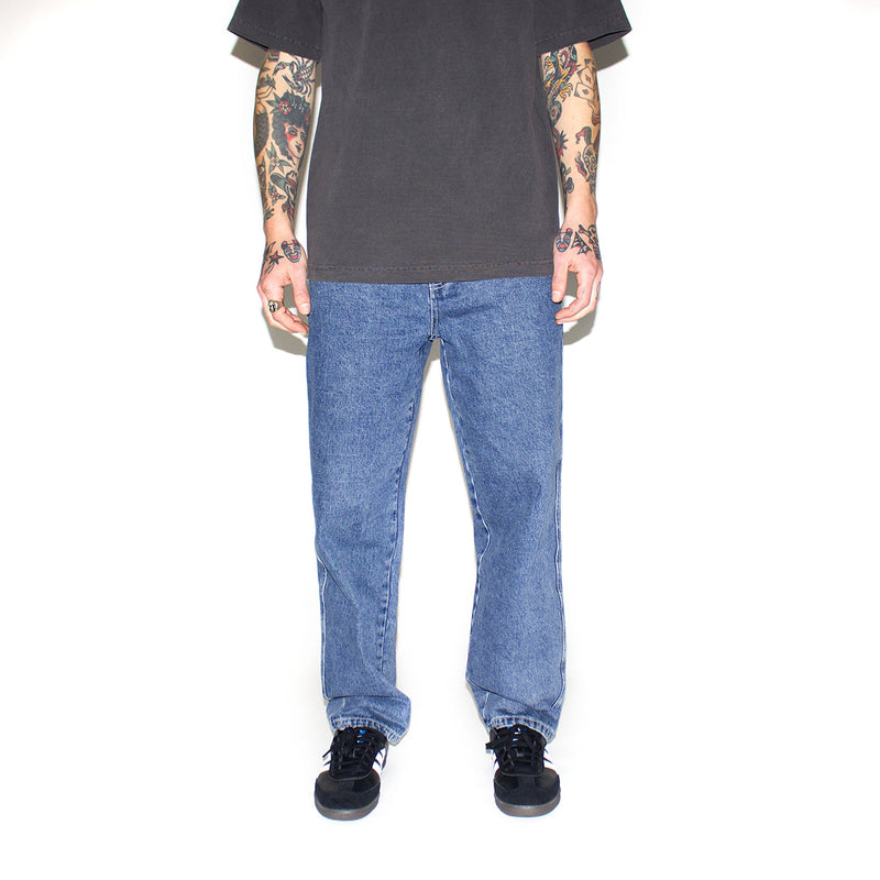 Dime | Classic Relaxed Denim Pants Color : Stone Washed
