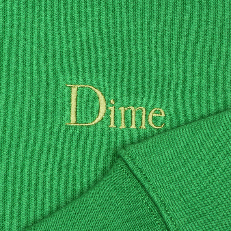 Dime | Classic Small Logo Hoodie Kelly Green