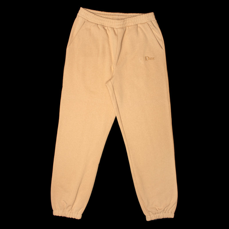 Dime | Classic Small Logo Sweatpants Color : Tan