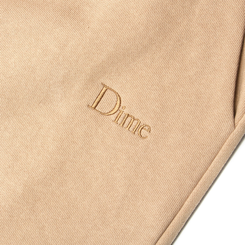 Dime | Classic Small Logo Sweatpants Color : Tan