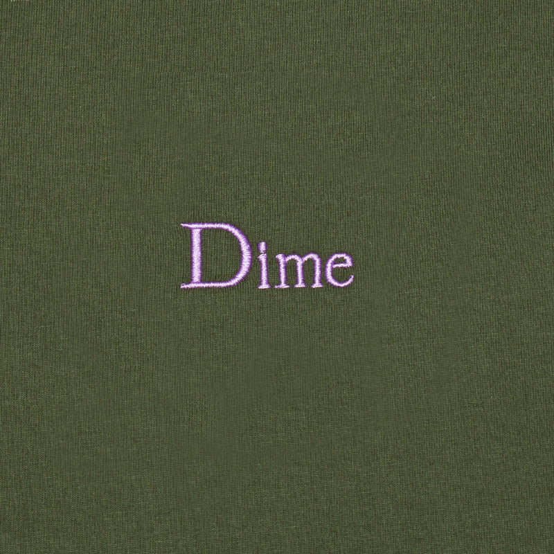 Dime | Classic Small Logo T-Shirt Color : Forest Green