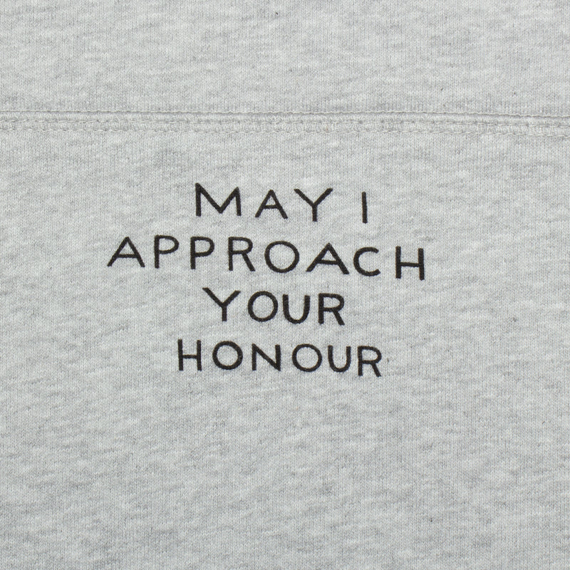 by Parra | Clipped Wings Hooded Sweatshirt Color : Heather Grey