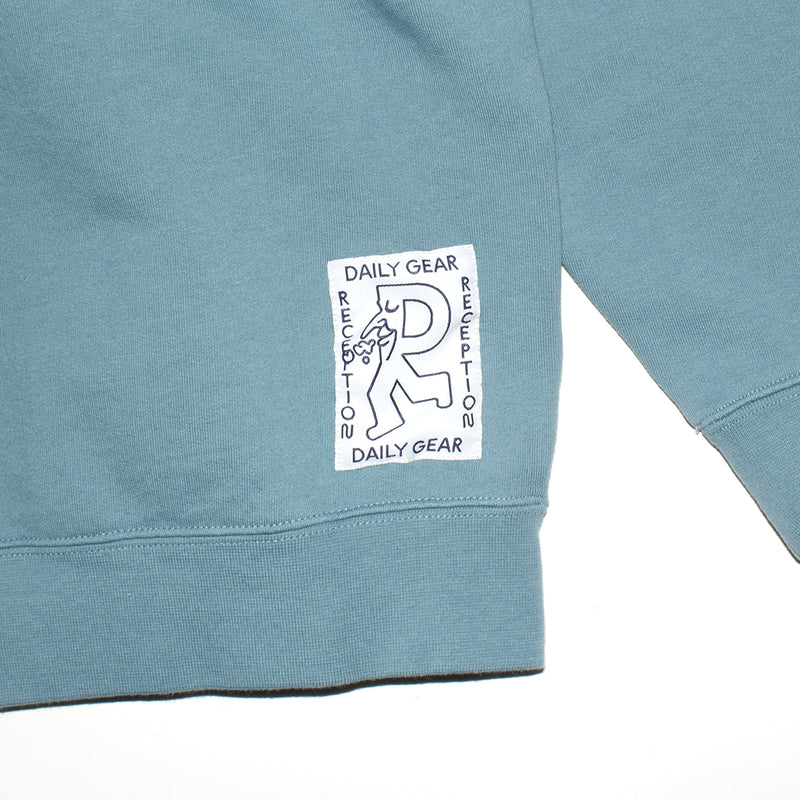 Reception | Club Crewneck Sweatshirt smoke green