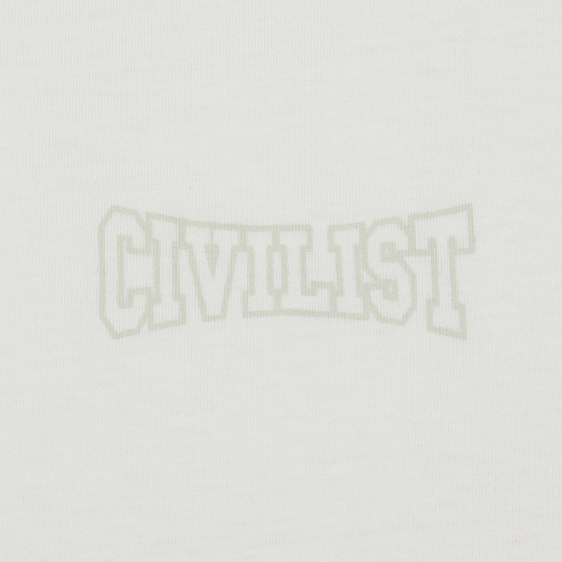 Civilist | Club Tonal T-Shirt Color : White