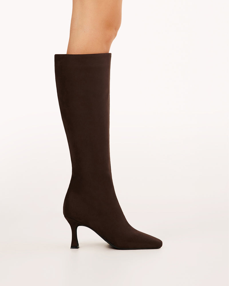 CORBIN - DARK CACAO SUEDE-Boots-Billini-Billini