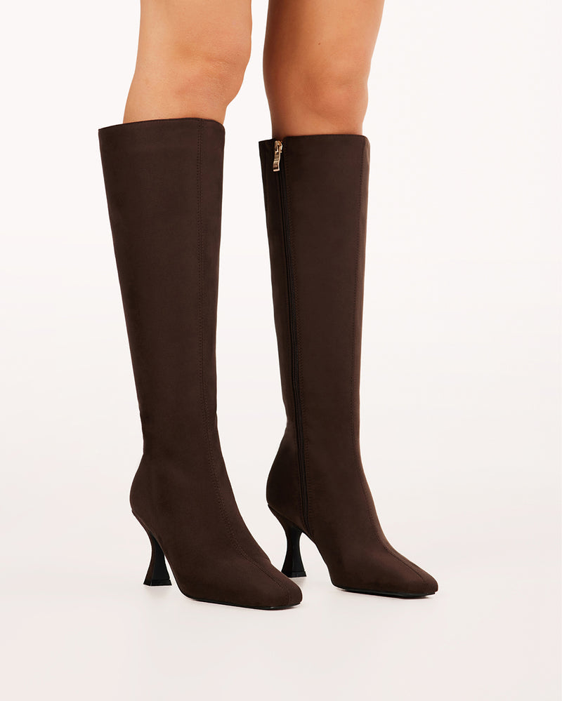 CORBIN - DARK CACAO SUEDE-Boots-Billini-Billini