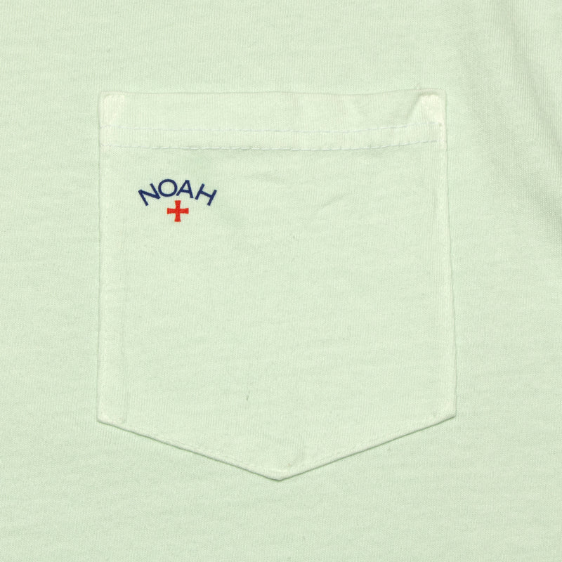 Noah | Core Logo Pocket T-Shirt Color : Hint Of Mint