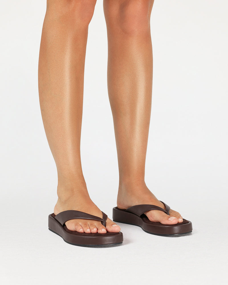 CORRINE - CHOCOLATE-Sandals-Billini-Billini