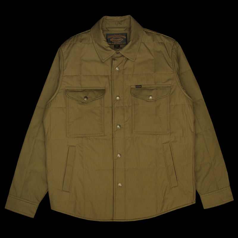 Filson | Cover Cloth Quilted Jac-Shirt Olive Drab