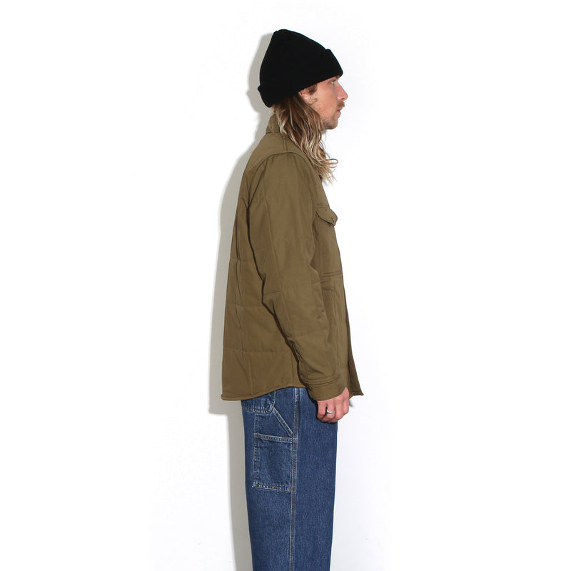 Filson | Cover Cloth Quilted Jac-Shirt Olive Drab